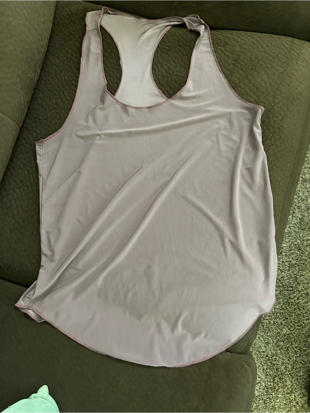 Onzie Flow Women’s Racerback Tank Top - Dusty Mauve